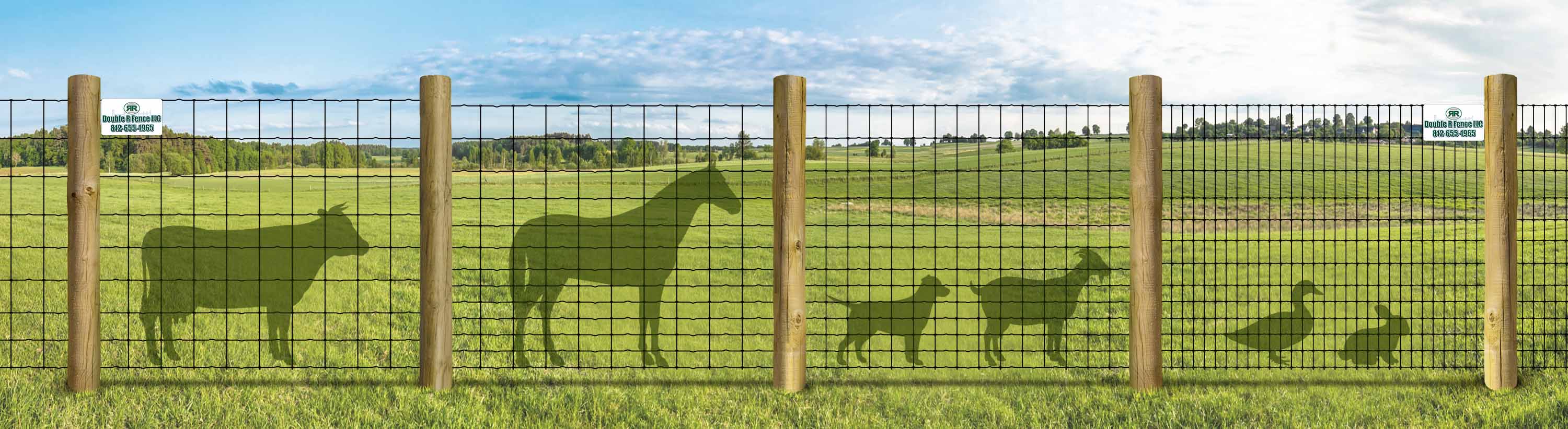 Small and large animal fencing in Bloomington Indiana